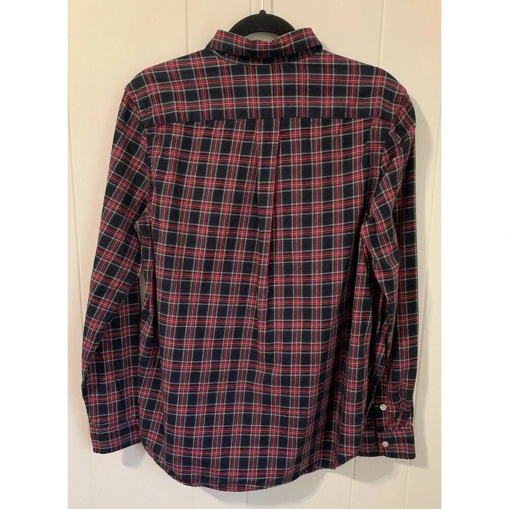 Ralph Lauren Boys Shirt Youth XL Tartan Plaid Pony Button Down Cotton